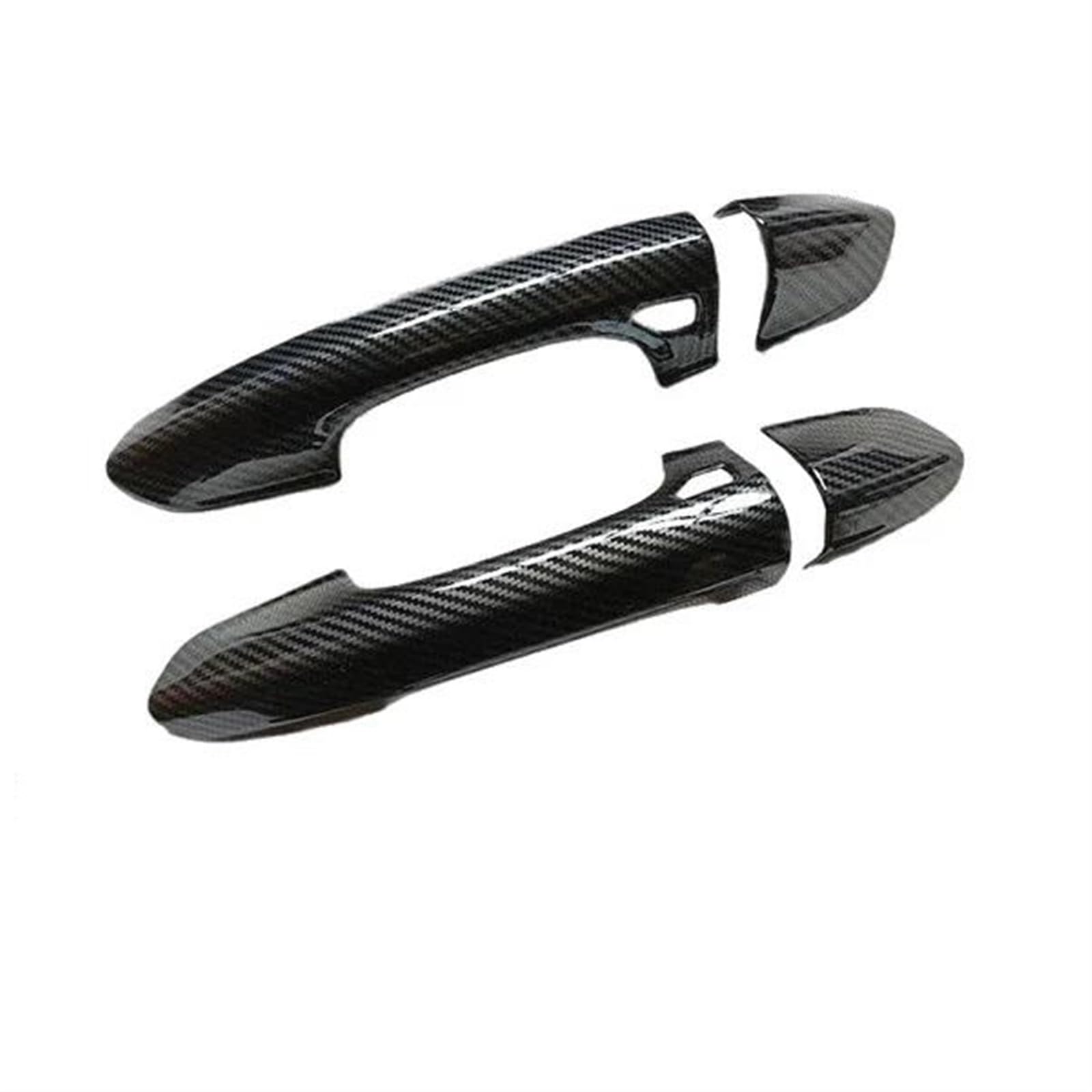 LYBH Türaußengriffe Auto-Türgriffabdeckung Aus Kohlefaser, Außenzubehör Für Ford Für Mustang 6 MK6 S550 2015 2016 2017 2019 – 2023(5Handle 1 Kyehole) von LYBH