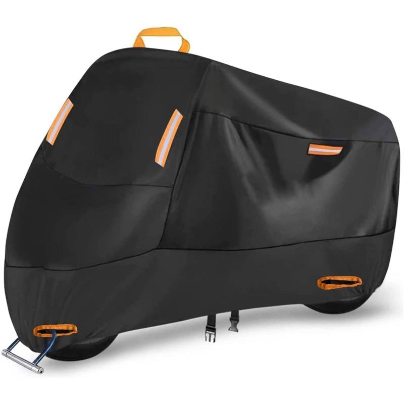 Motorrad Abdeckplane für Harley Davidson Freewheeler 2015-2024, Outdoor UV-Schutz Wasserdicht Motorradabdeckung, Staub Breathable Oxford Stoff Motorrad Regenschutz von LYBPHG