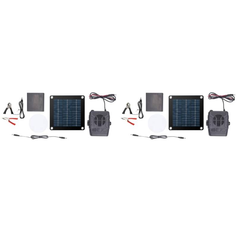 LYEAA 20 W solarbetriebener Auto-Heizungs-Defroster, 12 V, 2 A, tragbarer Windschutzscheiben-Enteiser for den Winter, Auto-Heizungs-Defroster von LYEAA