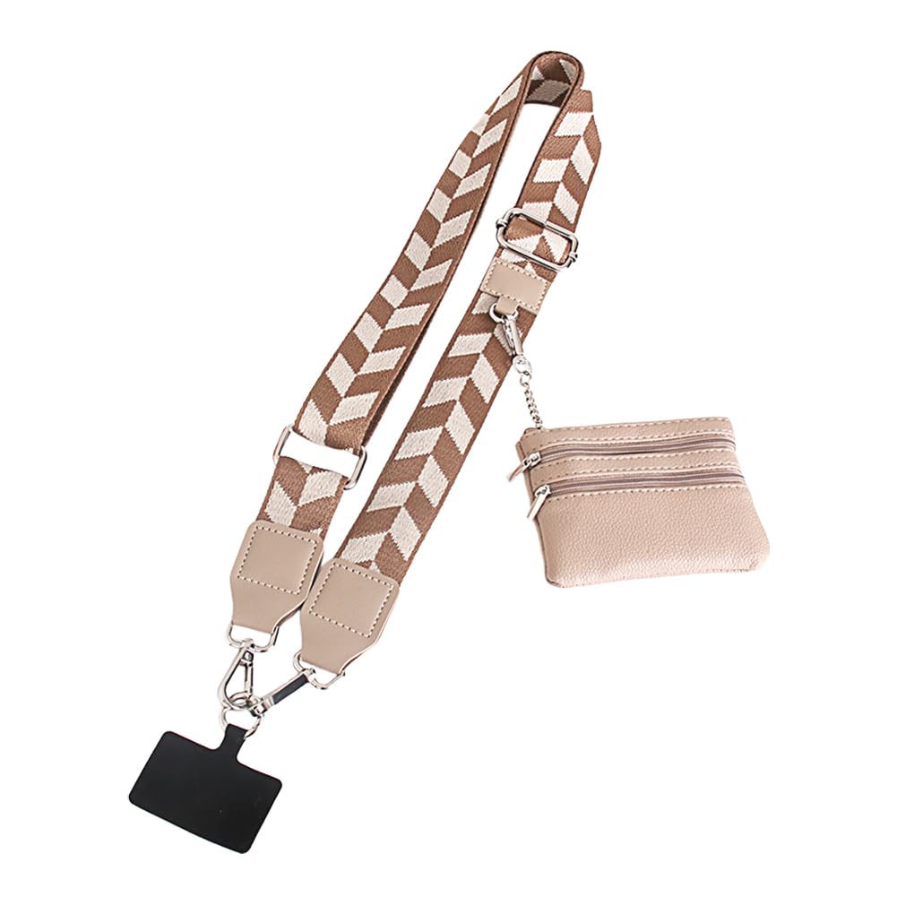 LYEAA Handy-Lanyard mit Tasche, Verstellbarer Schultergurt, Umhängetasche, Handy-Lanyard für Schlüssel, Hüllen, Ausweise, Handy-Zubehör von LYEAA