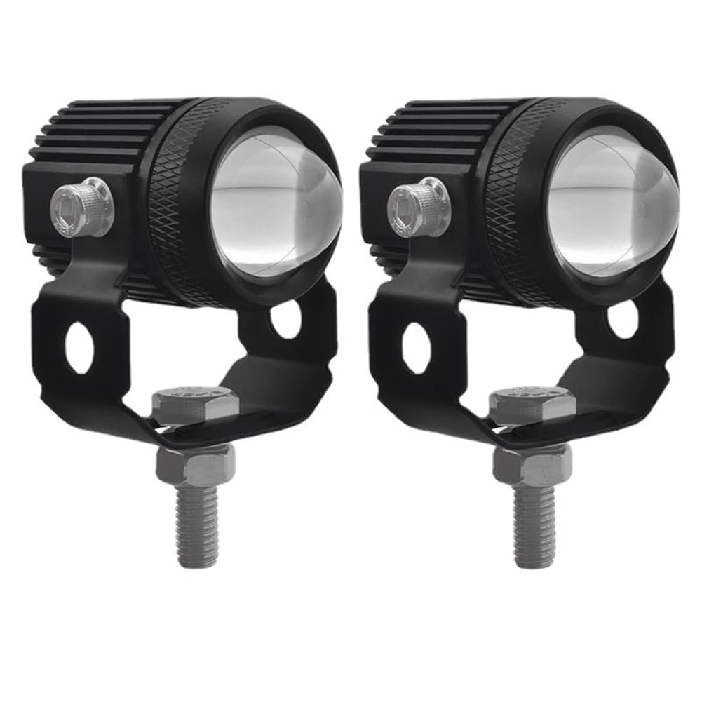 LYEAA LED-Motorradscheinwerfer, Fern-/Abblendlicht, IP67, wasserdicht, 6000 lm, für ATV, Boote, Motorradstrahler, 2 Stück von LYEAA