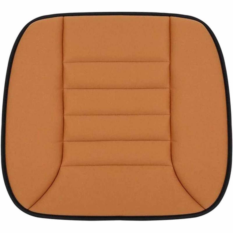 LYHCM 1 Stück Sitzkissen Auto Vordersitze für MG MG6 MG7/ZS ONE Mulan, Weich rutschfest Sitzauflagen Atmungsaktiver Komfort Sitzschoner Pad Zubehör,Orange von LYHCM