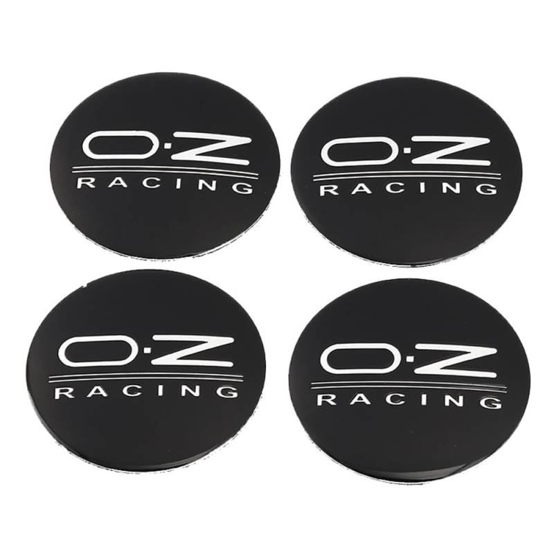 4 Stück Nabendeckel Felgendeckel Radkappen Aufkleber für O.Z OZ Racing 56MM, ABS Felgenabdeckungen Dauerhafte Nabenkappen Felgenkappen Aufkleber Mit Logo Auto Zubehör,normal-C von LYHH