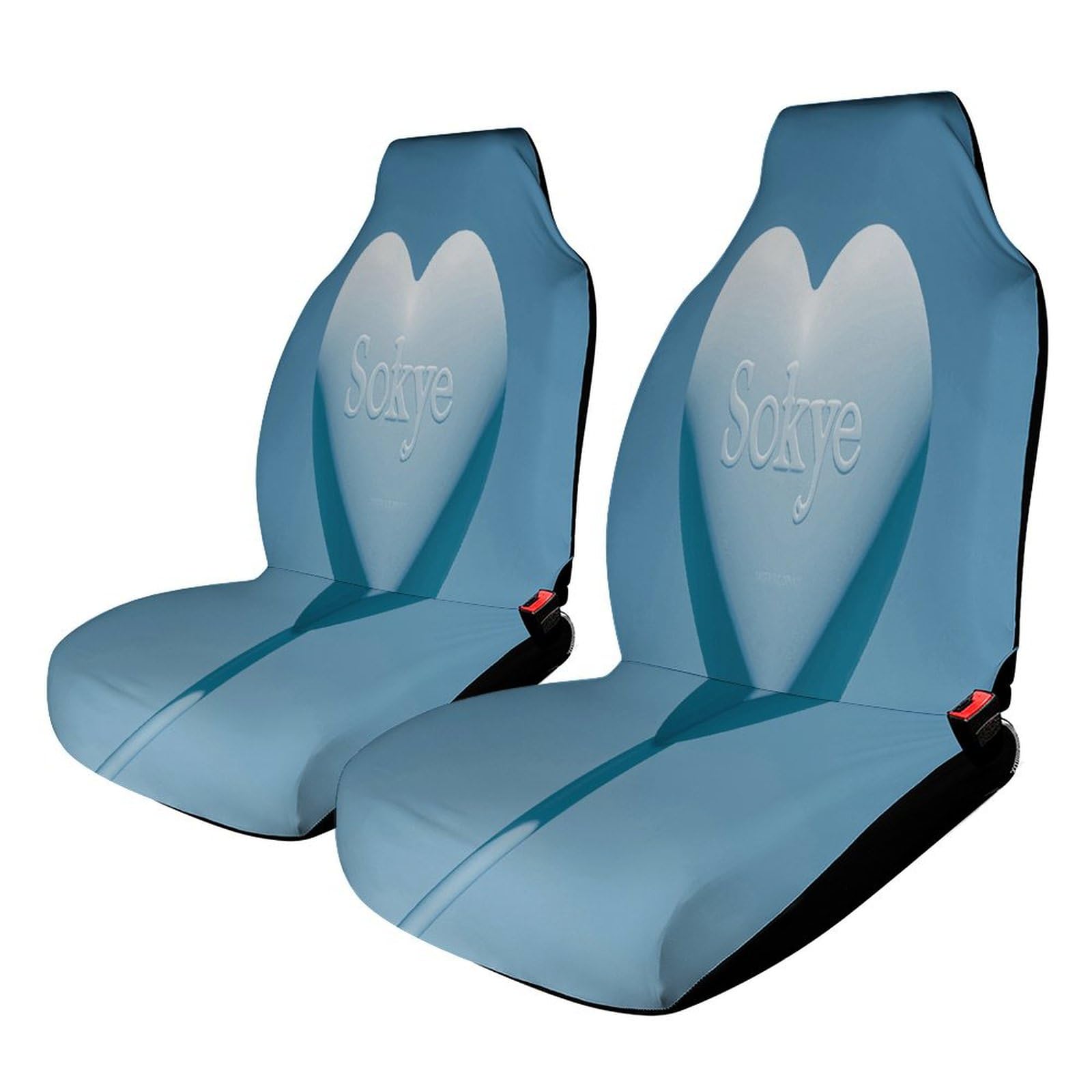 LYHVSFJW Autositzbezug für Vordersitze, universal, für die meisten kompletten Sets, personalisierbar, 111,8 x 44,9 x 80,9 cm, Blau von LYHVSFJW