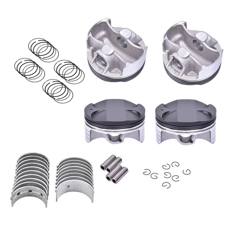 Motorrad Motor Kurbelwelle Tile Connect Pleuellager Set und Kolbenringe Kit for CBR900 CBR 900 CBR954 CBR 954 02-03 von LYLXSF