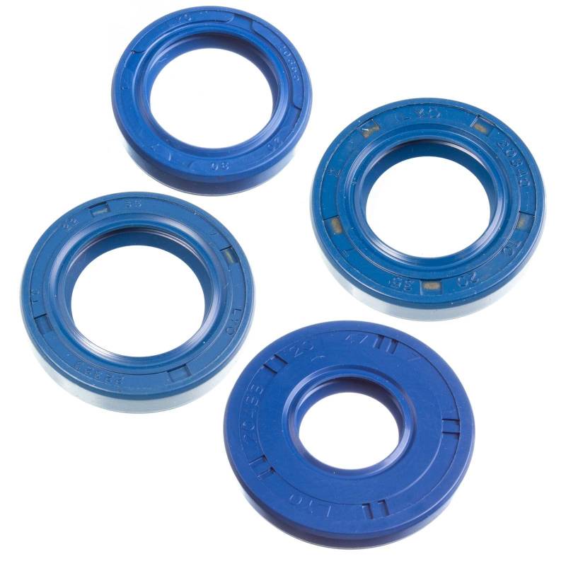 LYO Set: Wellendichtringe Motor kpl, blau, Doppellippe - Simson S51, S70, S53, S83, KR51/2 Schwalbe, SR50, SR80 von MZA