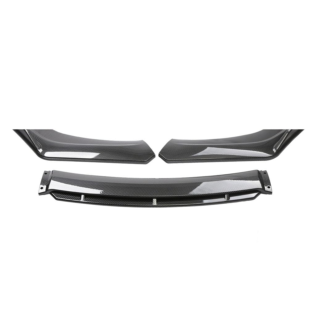 Auto Frontstoßstangen Spoiler Splitter, Antikollision Frontlippe Spoiler Protector Splitter Zubehör, für BMW 3 Series(4 door) E46 1998-2005,Carbon Fiber-Black von LYQJRLH