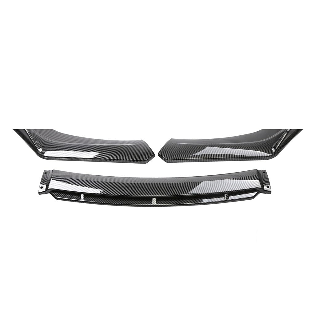 Auto Frontstoßstangen Spoiler Splitter, Antikollision Frontlippe Spoiler Protector Splitter Zubehör, für Benz GLC AMG Sport 2017-2025,Carbon Fiber-Black von LYQJRLH