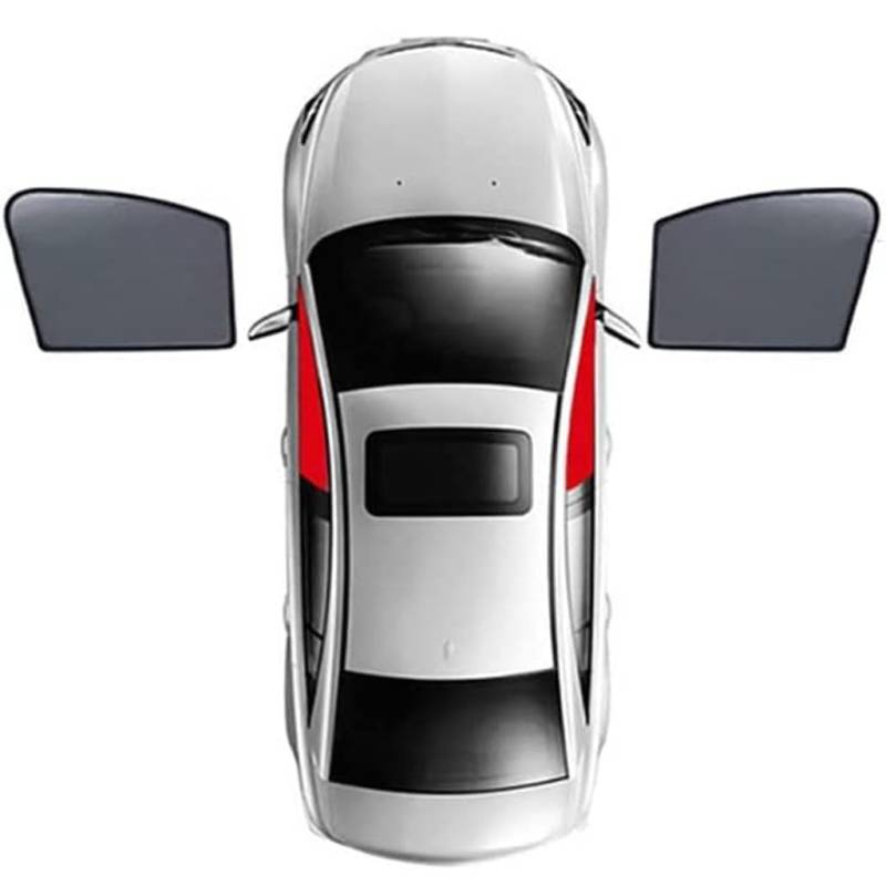 Auto Seitenscheibe Sonnenblende, UV-Schutz Hitzeschutz Auto Gittergewebe Sonnenschirme Zubehör, für MG MG5 Hatchback 2000-2020,2pcs-Front-Doors von LYQJRLH