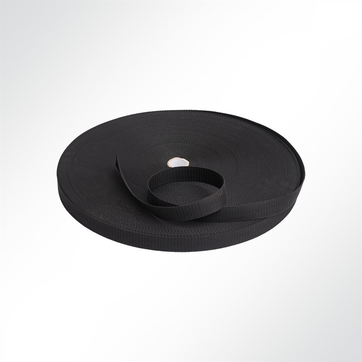 LYSEL Gurtband Polypropylen (PP) 35 mm breit, 1,2mm stark, 320 Kg, schwarz, (L) 10m von LYSEL