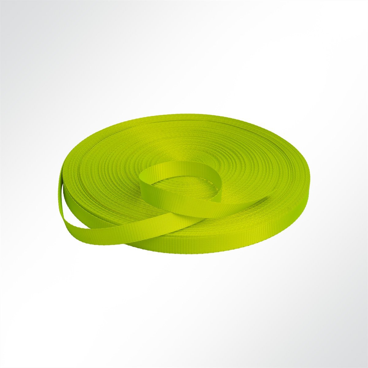 LYSEL Neon Gurtband Polyester (PES) 25mm breit, 1mm stark, 1200 Kg, (L) 5m von LYSEL