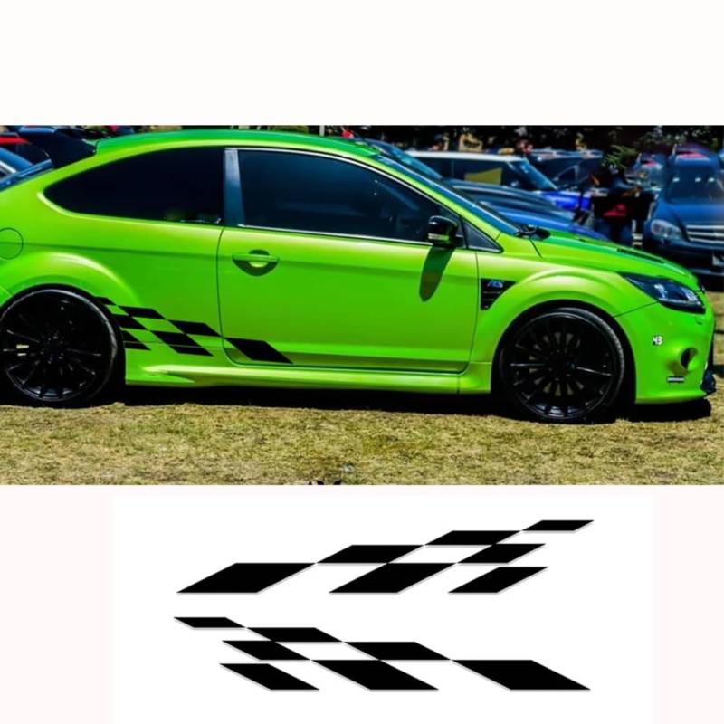 Auto Beide Seite Aufkleber DIY Racing Sport Styling Vinyl Aufkleber Grafik Dekor Aufkleber, für Audi, für Hyundai, für Nissan, für Subaru, für Ford, für Mini von LYSSJBH