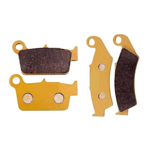 Motorrad Vorne Hinten Bremsscheibe Pads Set for YZ125 YZ250 YZ250F YZ450F 03-07 WR250F 03-16 WR250R 08-18 WR450F 03-15(Front and Rear) von LYSSJBH