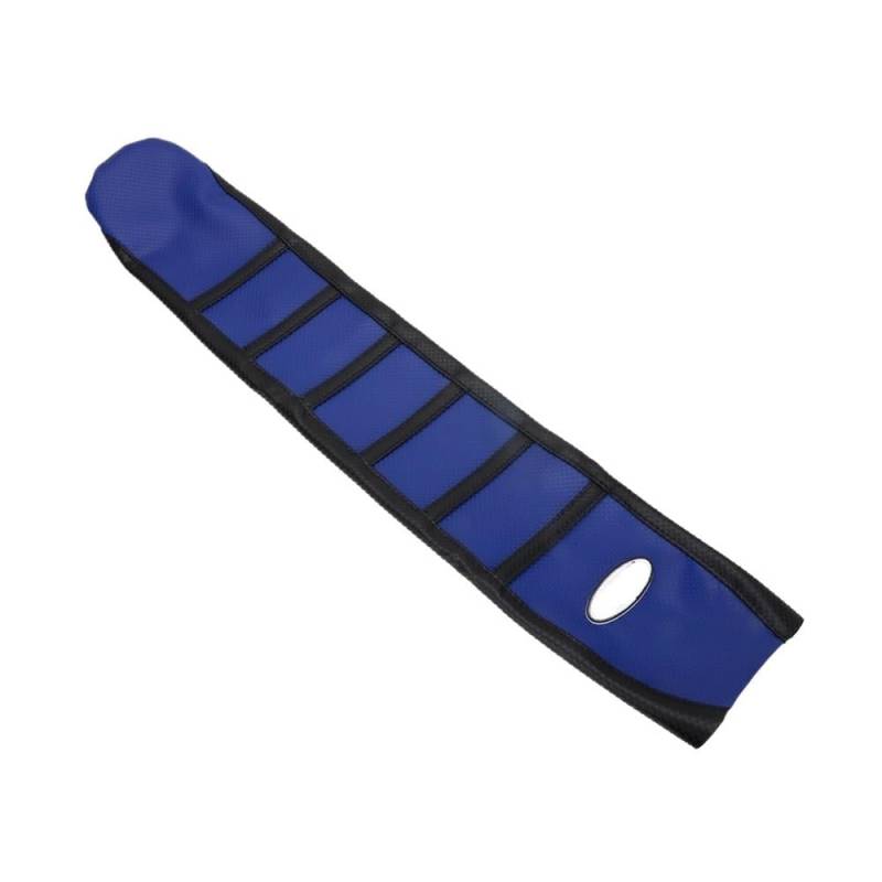 LYUNQET Sitzbezug Gerippter blauer Gripper-Sitzbezug aus weichem Gummi für YZF450 YZ450F 2010–2013 10 11 12 13 Motorrad-Sitzpolster, Komfortkissen von LYUNQET