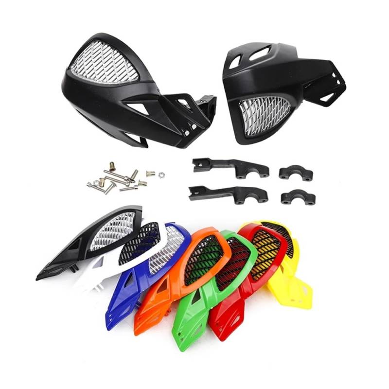 Lenkerschutz Handprotektoren Universal 7/8'' Motorrad Handschutz Schutz Lenker Schutz Hand Schutz Für Motorrad Roller Dirt Bike ATV Quad Motocros von LYUNQET