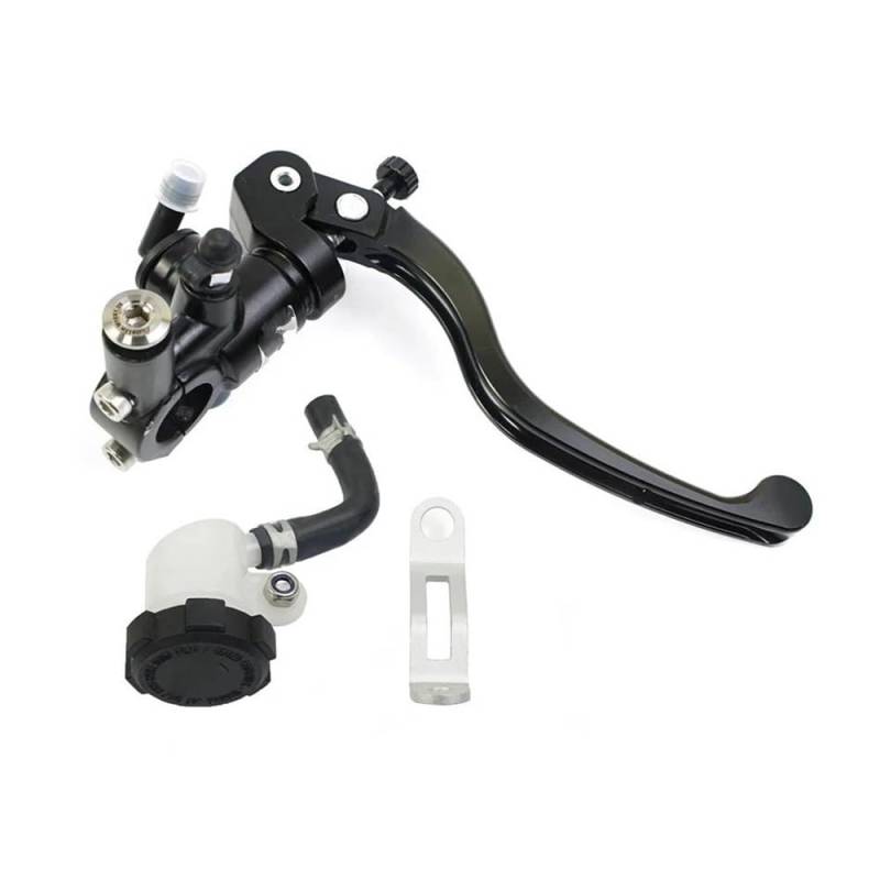 MotorradKupplungs Bremshebel Universal 14mm 15mm Motorrad Bremskupplungspumpe Hauptbremszylinder Hebelgriff Für R6 Fz6 Gsxr 600 Zx-6r Z800 von LYUNQET