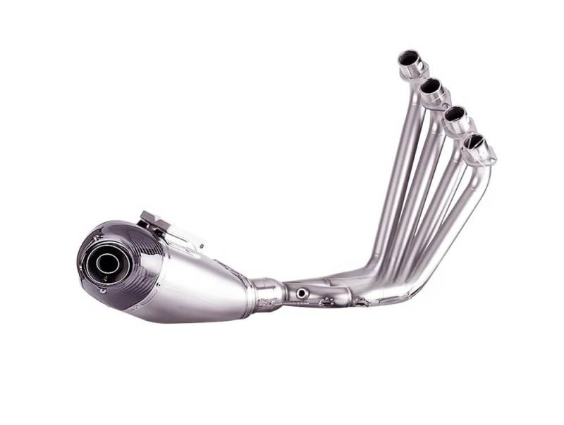 Schalldämpfer-Auspuff Für CB650R CBR650R 2019-2023 Motorradauspuff Flucht Slip On Front Link Pipe Schalldämpfer Abgasschalldämpfer Geräuschschalldämpfer von LYUNQET