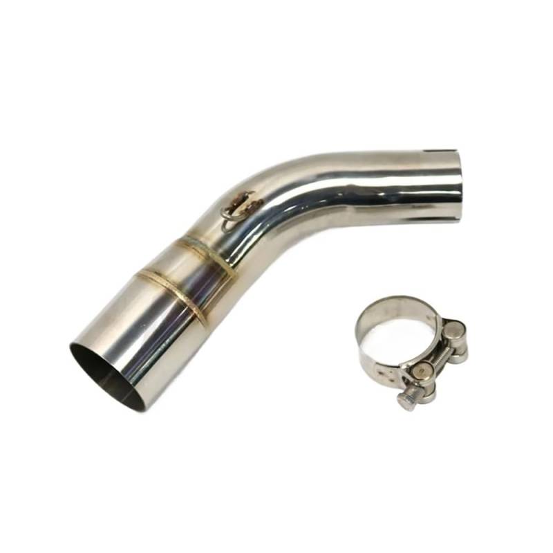 Schalldämpfer-Auspuff Für Su&zuki SV650 SV650X SV650S SV 650 51mm Motorradauspuff Modifizierter Slip-On Pit Middle Link Pipe Schalldämpfer Modifiziert von LYUNQET