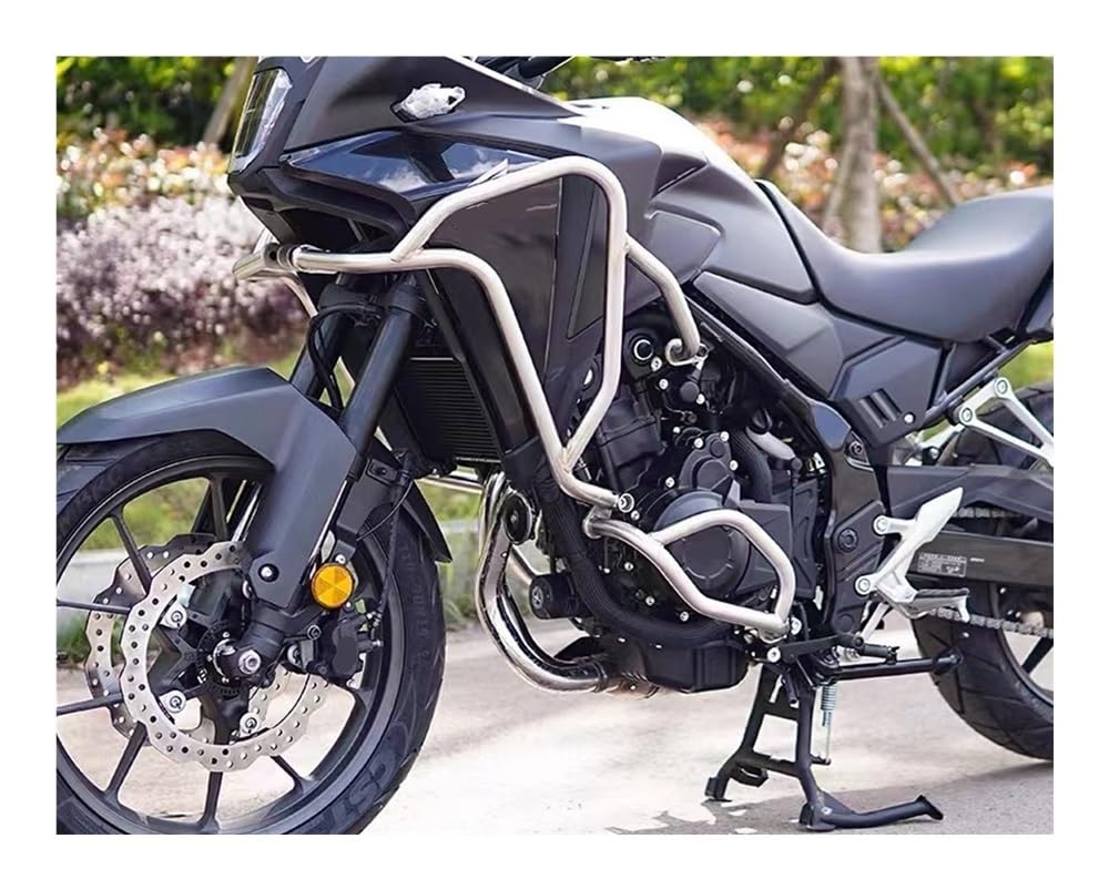 Schutz Stoßstange Motorrad Für NX400 NX 400 Stoßstange Bar Schutz Bar NX400 Mittelhalterung Schwanz Rack NX 400 Geändert Zubehör von LYUNQET