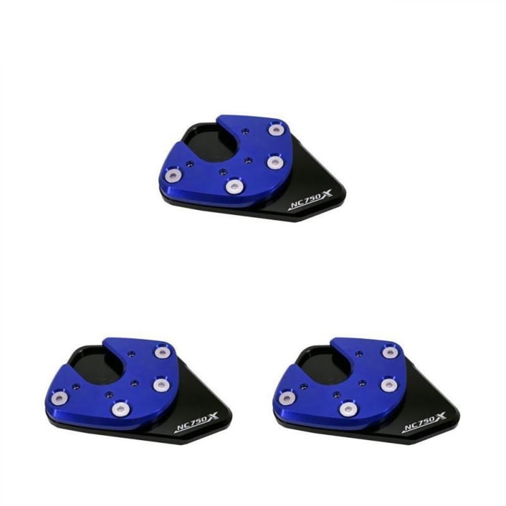 Seitenständer Pad 1~4PCS Für NC750X NC 750X NC750 X 2014-2020 Motorrad CNC Fuß Seite Stehen pad Platte Ständer Enlarger Unterstützung Verlängerung von LYUNQET