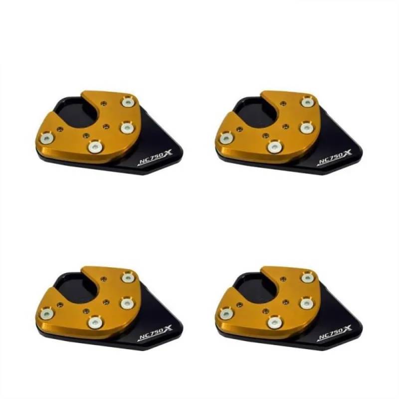 Seitenständer Pad 1~4PCS Für XADV X-ADV 750 2014-2023 X ADV Motorrad Zubehör Fuß Seite Stehen Pad Platte Ständer Enlarger Unterstützung von LYUNQET