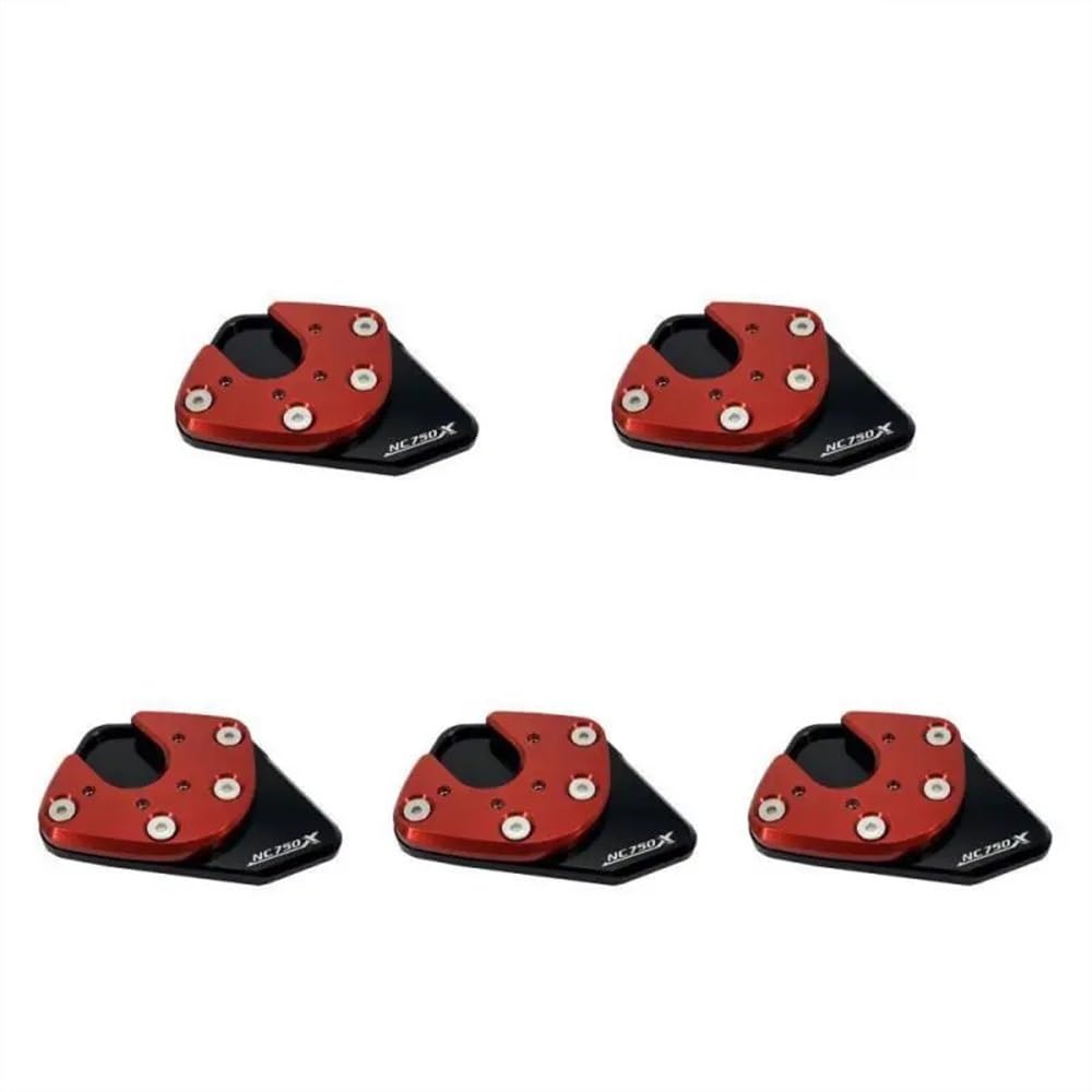 Seitenständer Pad 1~6PCS Für NC750X NC 750X NC750 X 2017 2018 2019 Motorrad CNC Ständer Seitenständer Stehen verlängerung Enlarger Pad von LYUNQET