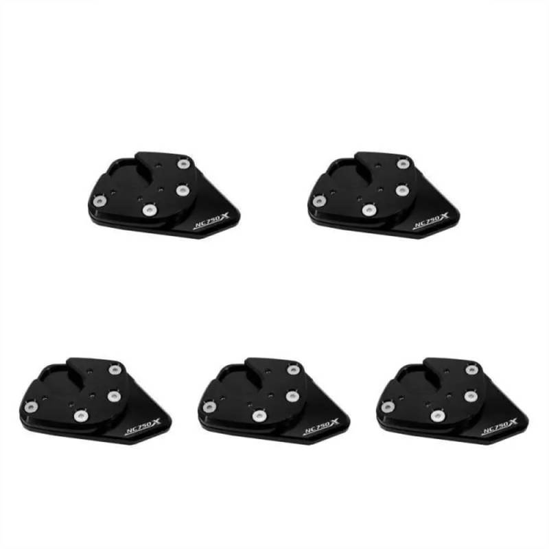 Seitenständer Pad 1~6PCS Für NC750X NC 750X NC750 X 2017 2018 2019 Motorrad CNC Ständer Seitenständer Stehen verlängerung Enlarger Pad von LYUNQET