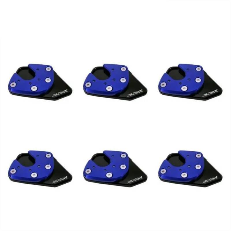 Seitenständer Pad 1~6PCS Für NC750X NC 750X NC750 X 2017 2018 2019 Motorrad CNC Ständer Seitenständer Stehen verlängerung Enlarger Pad von LYUNQET