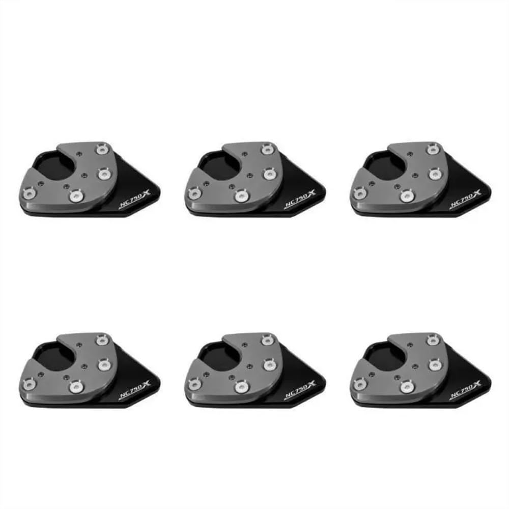 Seitenständer Pad 1~6PCS Für NC750X NC 750X NC750 X 2017 2018 2019 Motorrad CNC Ständer Seitenständer Stehen verlängerung Enlarger Pad von LYUNQET