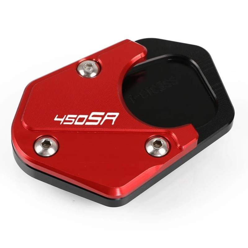 Seitenständer Pad FÜR 450SR 450SS 450 SR SS 2022 2023 2024 Motorrad Zubehör Seite Stehen Enlarger Pad Kickstand Verlängerung Platte von LYUNQET