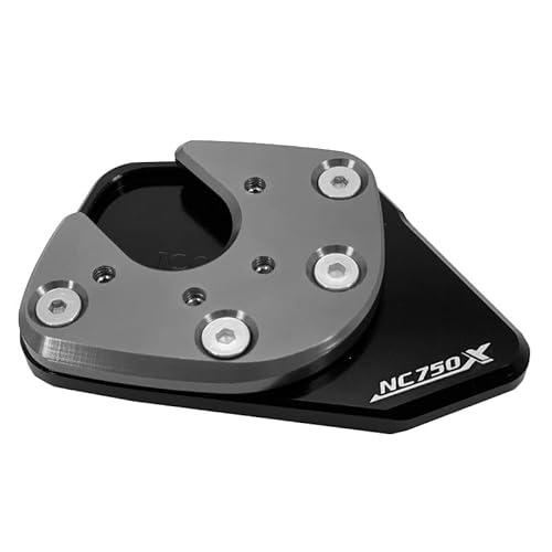 Seitenständer Pad Für NC750X NC 750X NC750 X 2017 2018 2019 Motorrad CNC Kickstand Seitenständer Ständer Erweiterung Enlarger Pad von LYUNQET