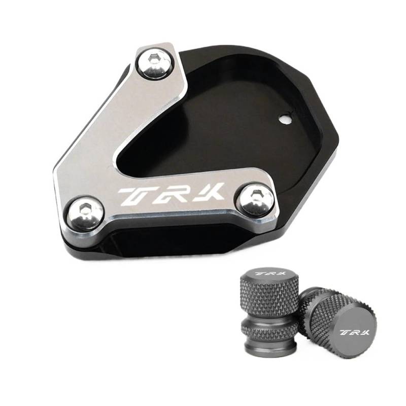 Seitenständer Pad Für TRK502 2023 TRK 502 2022 2021 2020 Motorrad CNC Ständer Seitenständer Verlängerung Pad Stützplatte Reifen Ventilkappen von LYUNQET