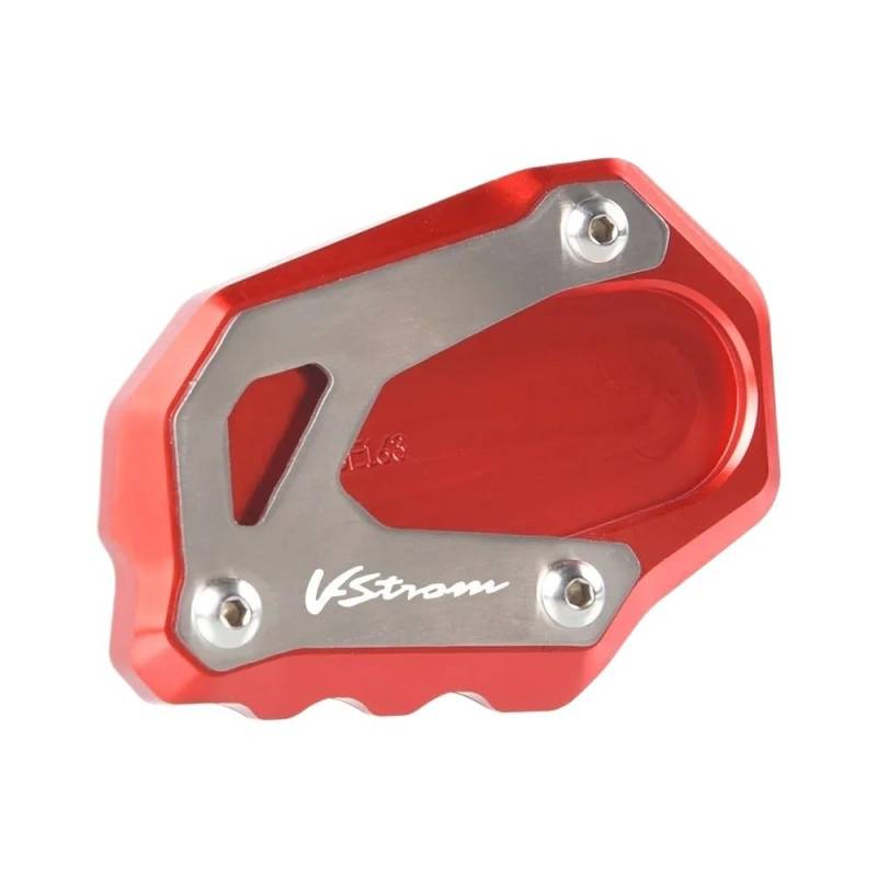 Seitenständer Pad Motorrad Fuß Seitenständer Verlängerung Pad Kickstand Platte Logo Für Su&zuki V-Strom 1000 DL1000 650 2014-2020 VSTROM 1050 2019-2023 von LYUNQET