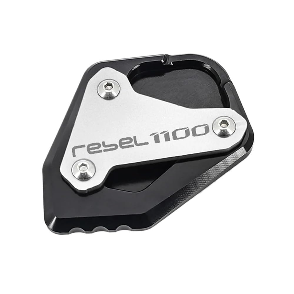 Seitenständer Pad Motorrad Zubehör CNC Ständer Seite Stehen Vergrößern Verlängerung Fuß Pad Unterstützung Für Rebel CMX1100 CM1100 CMX cm 1100 von LYUNQET