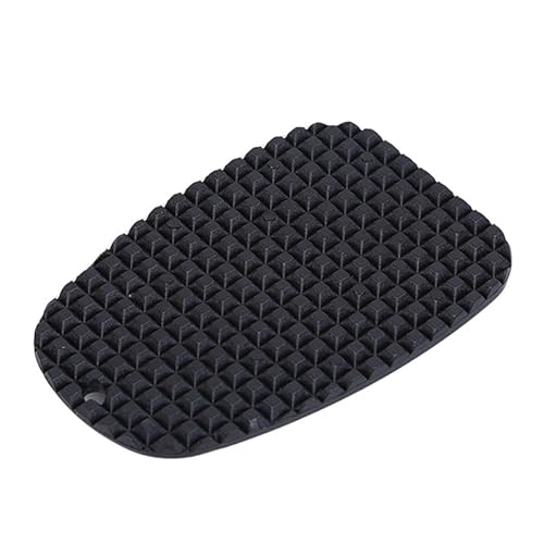 Seitenständer Pad Schwarz Motorrad Kunststoff Krücke Side Kick Pad Grundplatte Seitenhalterung Stützplatten Ständer von LYUNQET