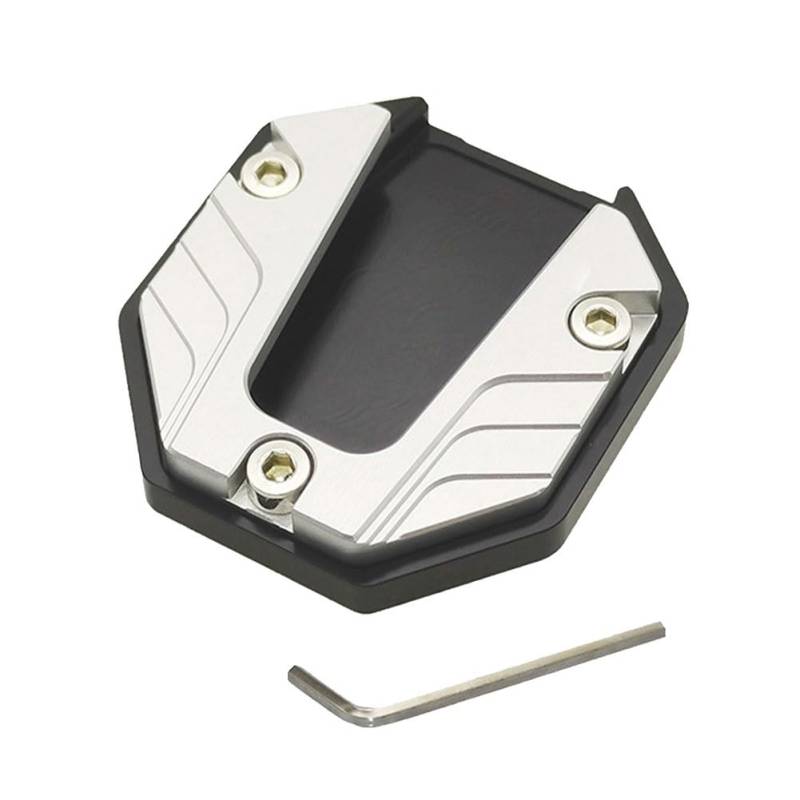 Seitenständer Pad Universal Aluminium Legierung Motorrad Fahrrad Ständer Extender Fuß Seite Ständer Verlängerung Pad Platte Motorrad Zubehör von LYUNQET