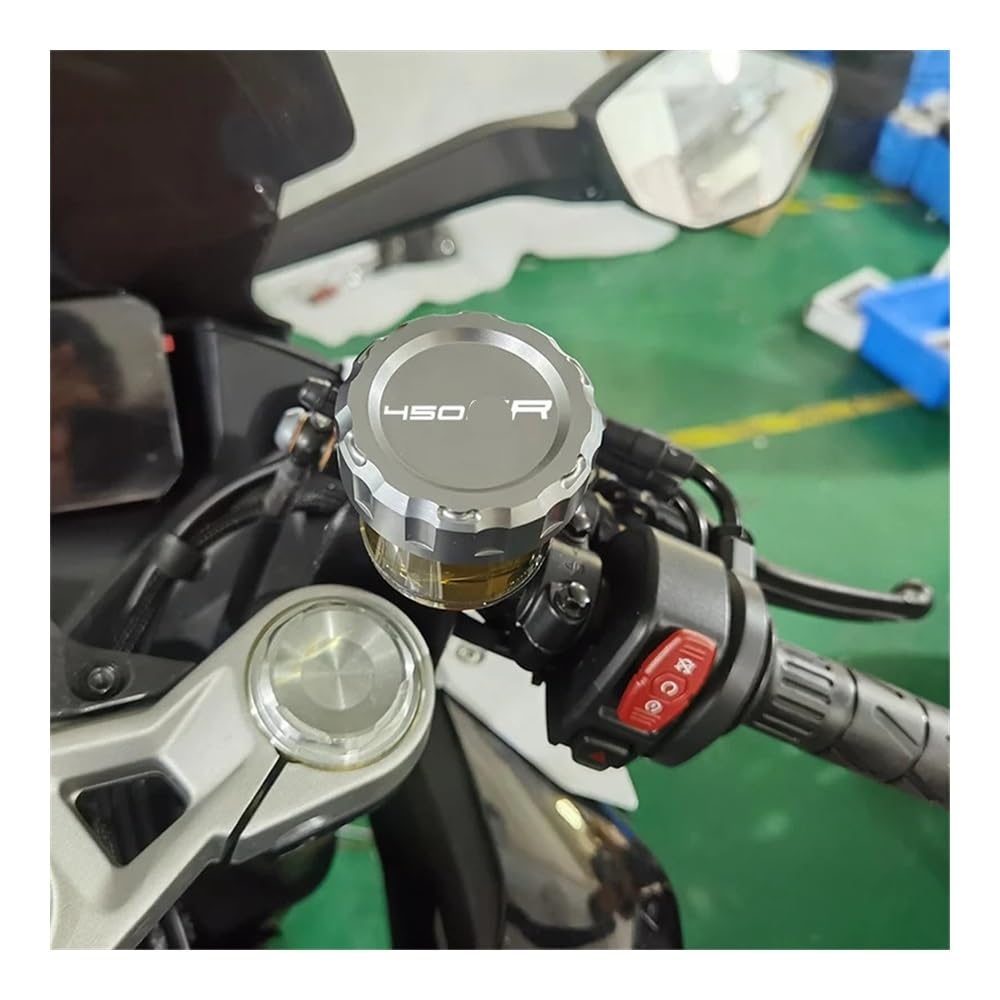 Vordere Bremse Abdeckung Motorrad Aluminium Front Brems Flüssigkeit Reservoir Caps Abdeckung Schutz FÜR 450SS 450SR 450NK 450 SR SS NK 2022 von LYUNQET