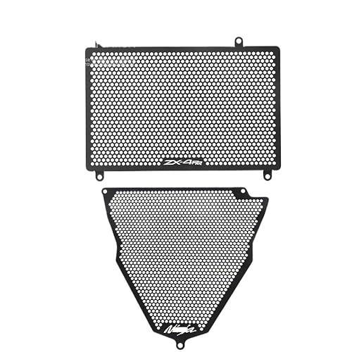 Wasserkühler Kühlergrill Motorräder Kühlerschutzgitter Grillabdeckung Für Kaw&asaki Ninja ZX-4R ZX-4RR ZX-25R ZX-25RR ZX4R ZX4RR ZX25R ZX25RR 2023 2024+ von LYUNQET