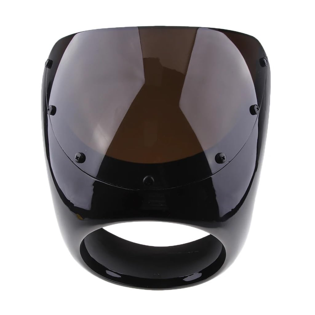 Windschutzscheibe Cafe Racer Stil 7'' Scheinwerfer Lampe Lenker Verkleidung Windschutzscheibe Universal von LYUNQET