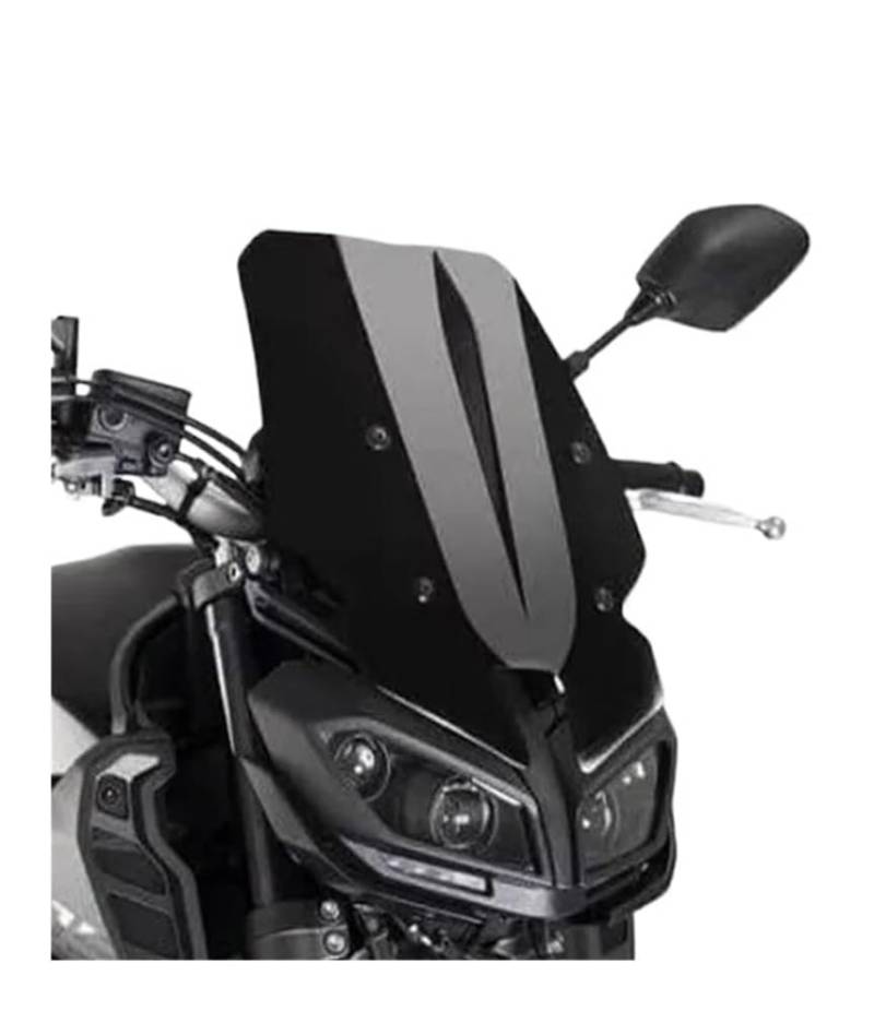 Windschutzscheibe Für Yam&aha MT09 MT-09 FZ-09 FZ09 2017 2018 2019 2020 Motorrad Windschutzscheibe Windschutz Deflektor Spoiler von LYUNQET