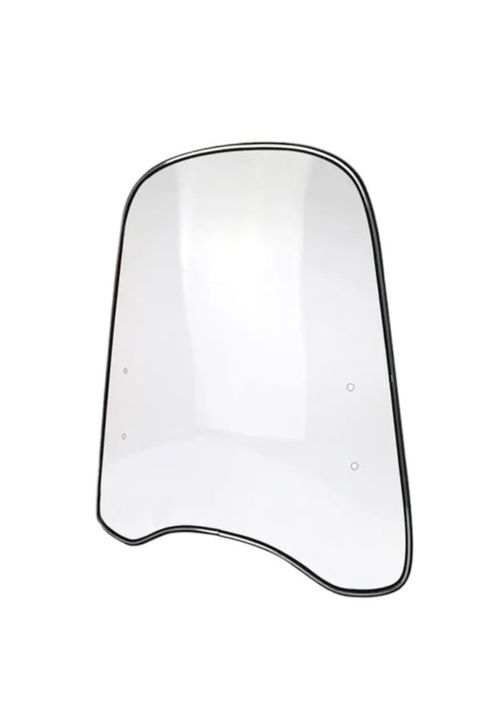 Windschutzscheibe Motorrad Windschutzscheibe Transparente Verlängerung Spoiler Universal PC Windschutzscheibe Verbreitert Kanten Windabweiser Für Motorrad von LYUNQET