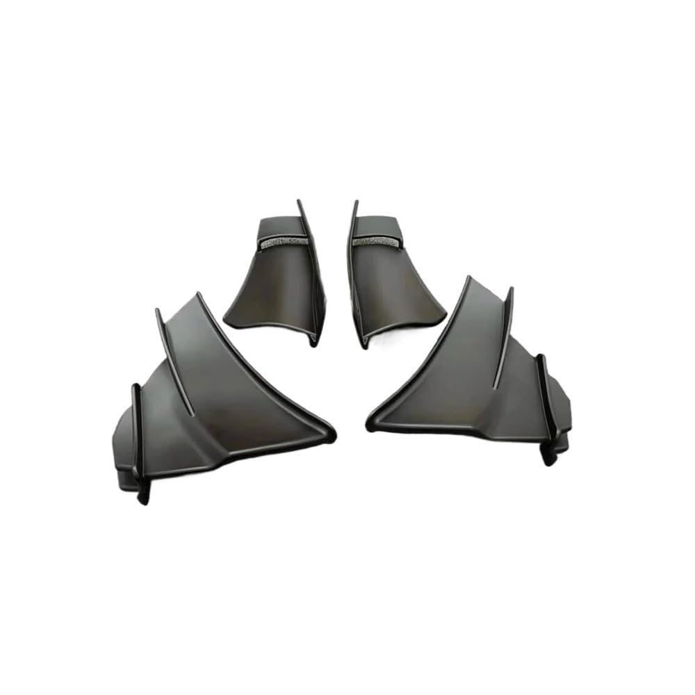 Windschutzscheibe Seite Winglet Motorrad Zubehör Spoiler Flügel Verkleidung Windschutzscheibe Für Du&Cati Panigale V4 V4S V4R 2018-2023 4PCS von LYUNQET