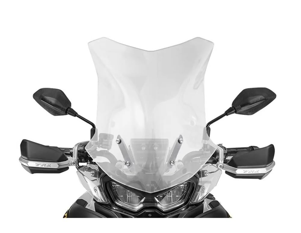 Windschutzscheibe Transparente Motorrad-Windschutzscheiben-Frontscheibe Für TRK702 702X TRK 702X 47CM/52CM/57CM von LYUNQET