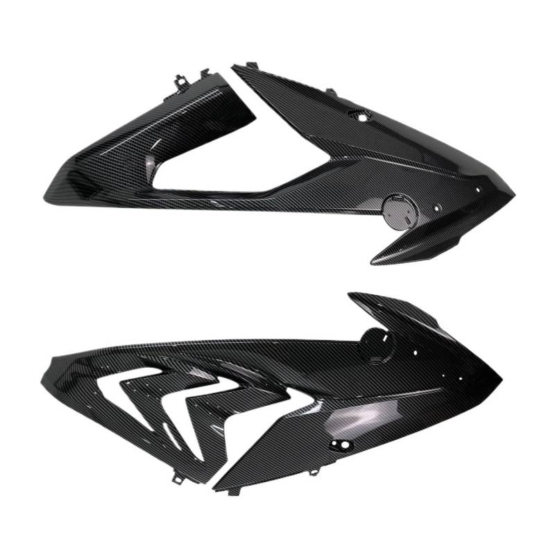 Rahmenabdeckungen Seitenteile Verkleidung Für S1000RR S 1000RR 2015 2016 2017 2018 Motorrad Schwarz Carbon Fiber Painted Vorderseite Panel Abdeckung Verkleidung Cowling Platte von LYWEVCT