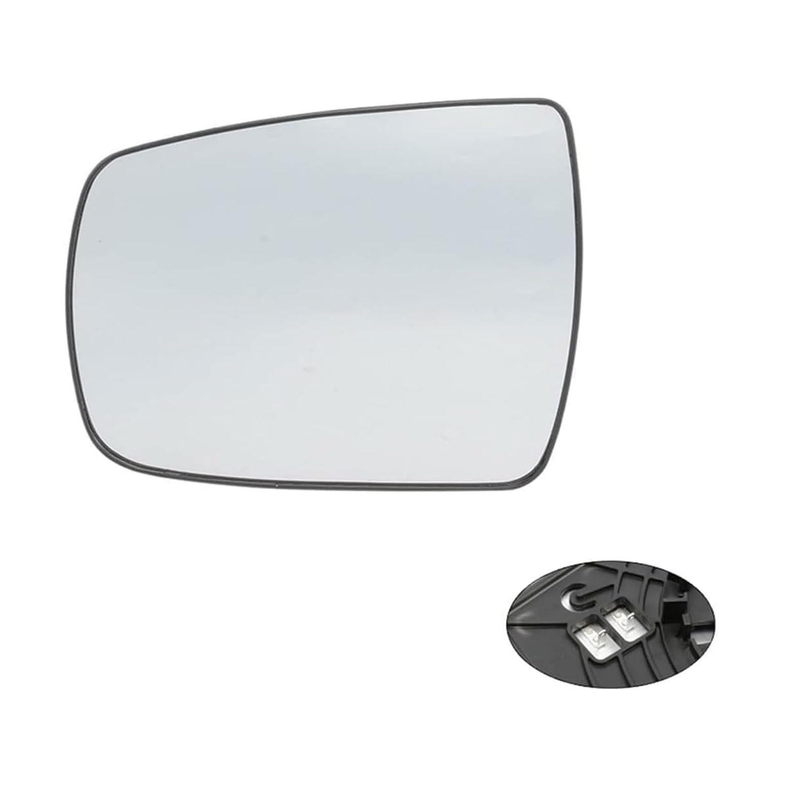 Spiegelglas Ersatz für Kia Sorento Xm 2009-2012 2013 2014, Tür Seite Beheizbar Außenspiegel Glas Mit Trägerplatte, Auto Zubehör,Right von LZGQAZ