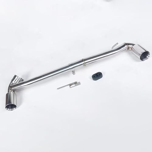 Auto Auspuffblenden Edelstahl Auto Auspuff Endrohr dekorative Accessoires, für 2015-2019 BMW 1 Series,A 118 stainless steel silver von LZJPL