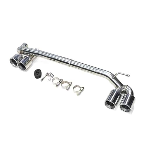 Auto Auspuffblenden Edelstahl Auto Auspuff Endrohr dekorative Accessoires, für BMW 3 Series GT/F34 Quad,A stainless steel von LZJPL