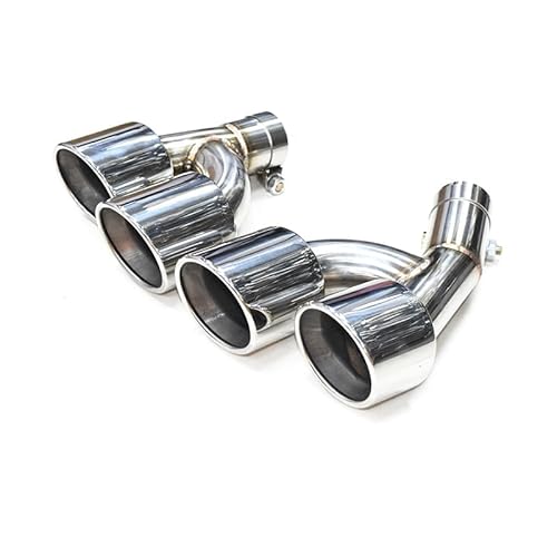 Auto Auspuffblenden Edelstahl Auto Auspuff Endrohr dekorative Accessoires, für BMW 4 Series G22 425i430,A stainless steel von LZJPL