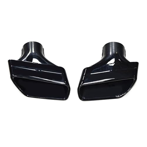 Auto Auspuffblenden Edelstahl Auto Auspuff Endrohr dekorative Accessoires, für BMW 5 Series 525li530iG30G38,B Black von LZJPL