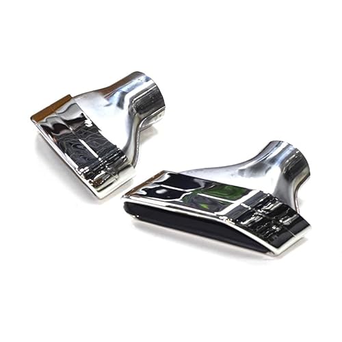 Auto Auspuffblenden Edelstahl Auto Auspuff Endrohr dekorative Accessoires, für BMW 5 Series g30g38525li530 2018-2021,A Silver von LZJPL